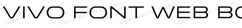 VIVO FONT WEB BOLD字体转换